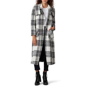 NVLT Grey Plaid Coat - NWOT